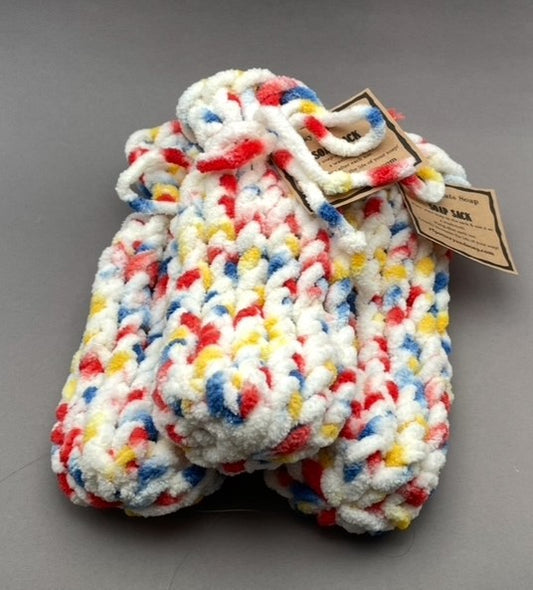 White Speckled Soap Sack