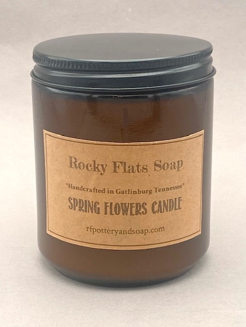 Spring Flowers Candle